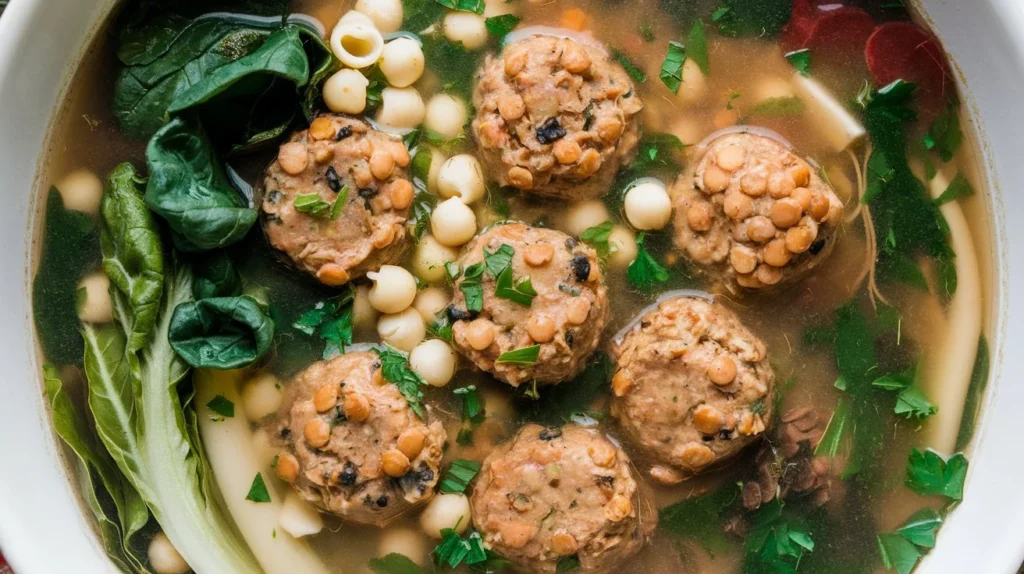 Vegan Italian Wedding Soup