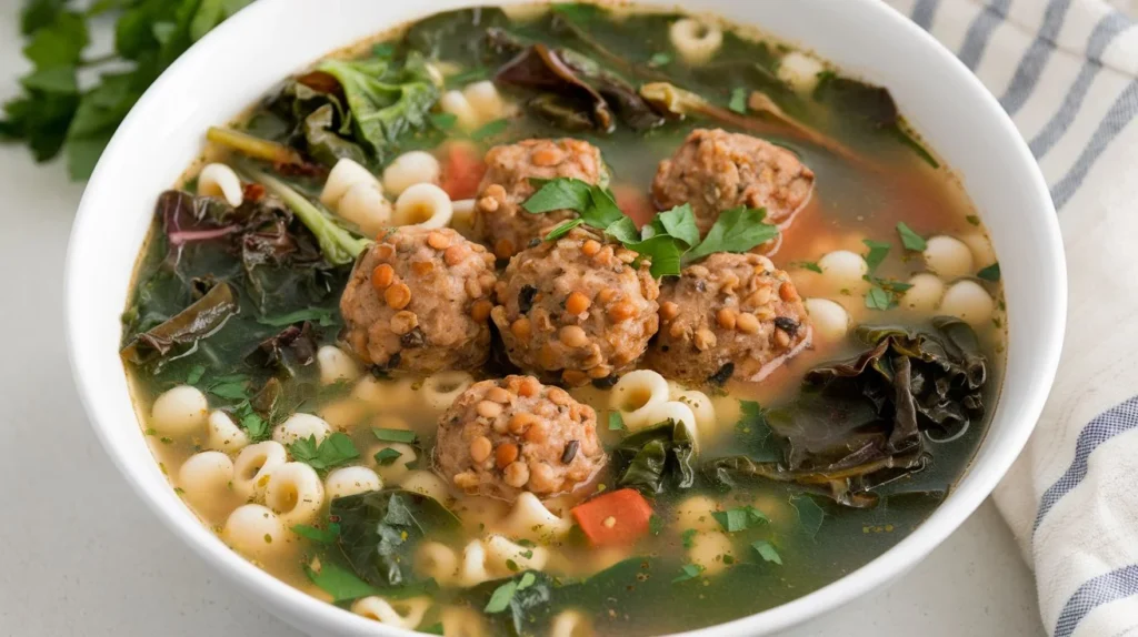 Vegan Italian Wedding Soup