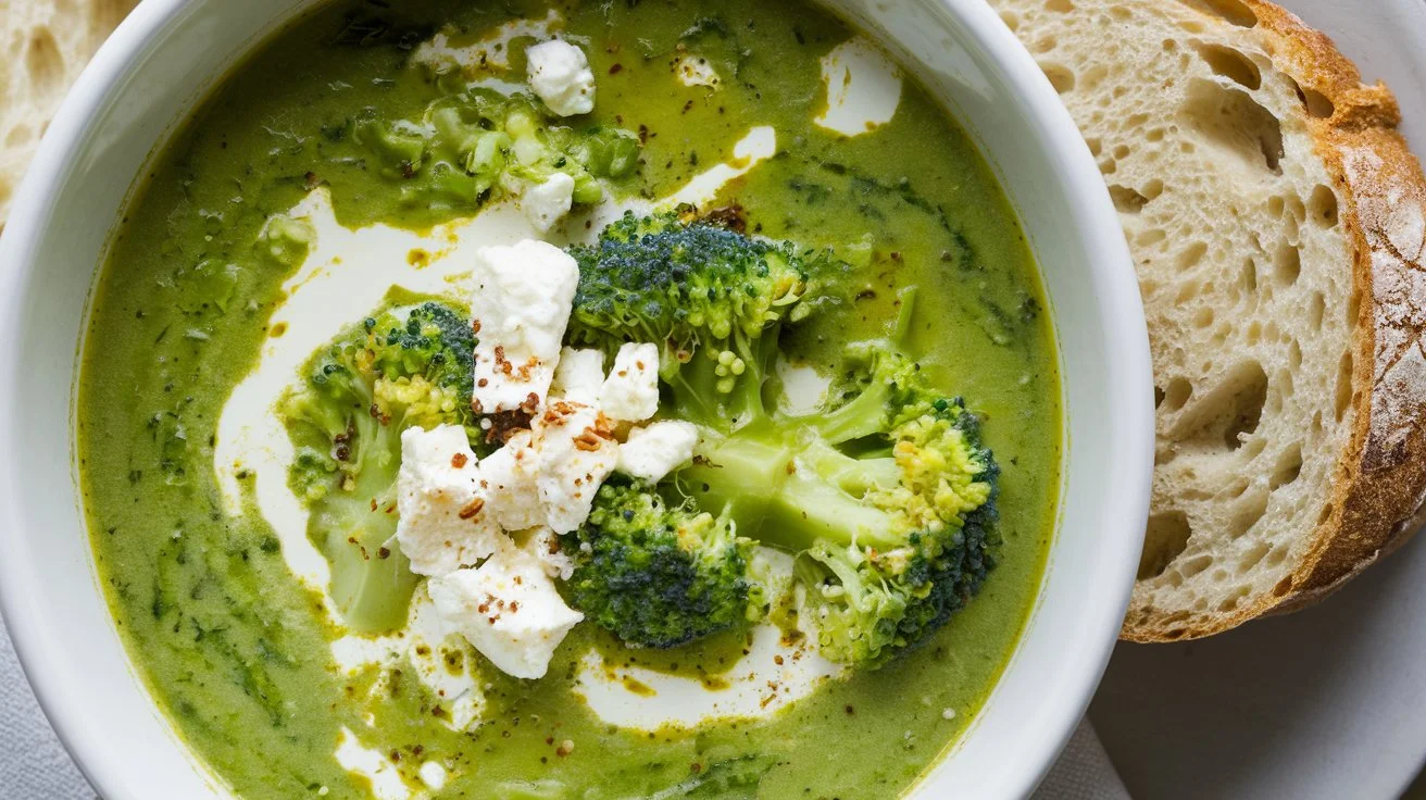 Broccoli Feta Soup