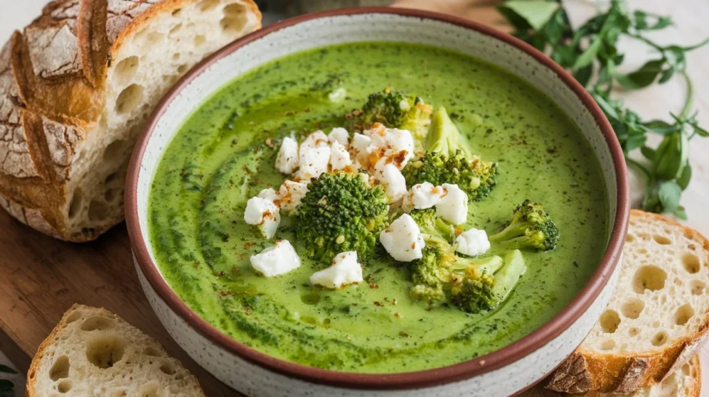 Broccoli Feta Soup