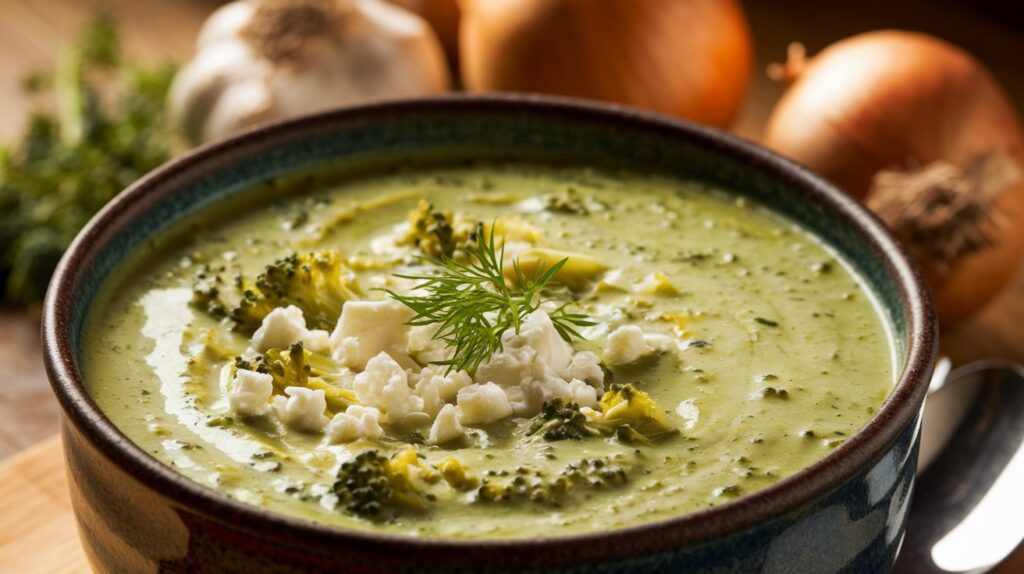 Broccoli Feta Soup