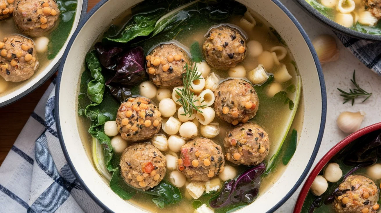 Vegan Italian Wedding Soup