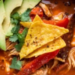 Low Carb Chicken Tortilla Soup