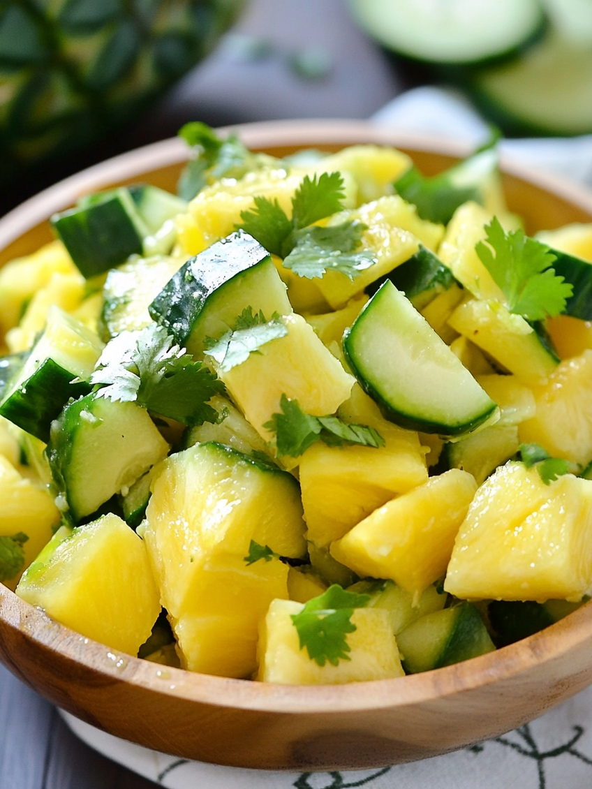 Pineapple Cucumber Salad