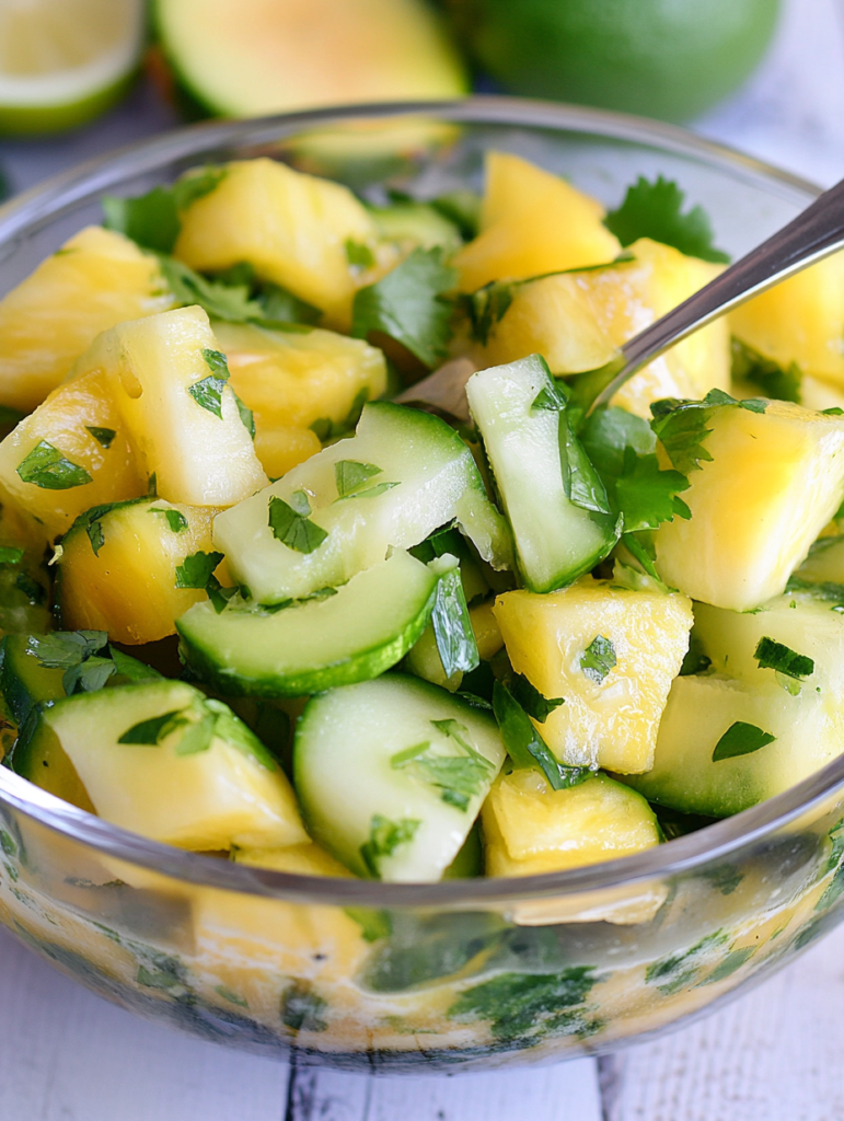 Pineapple Cucumber Salad